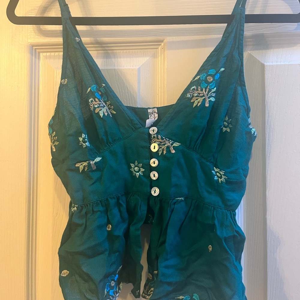 Free people babydoll crop tank